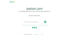 Desktop Screenshot of joekain.com